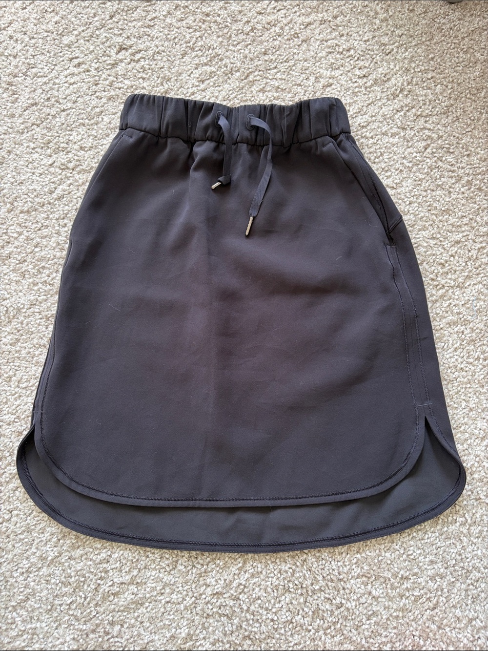 lululemon athletica Black Drawstring Skirt